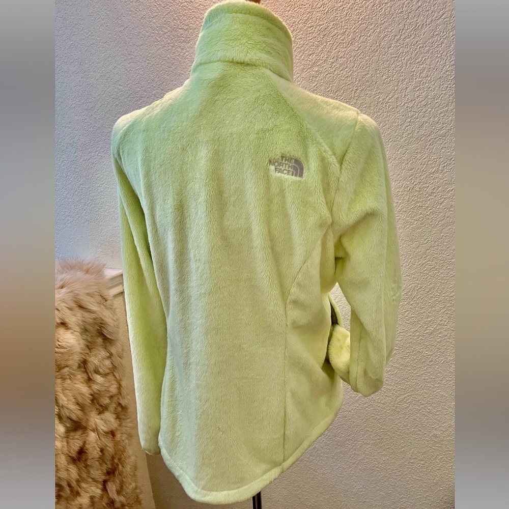 The North Face Osito Neon Yellow Fuzzy Jacket - Sz L/G - Picture 3 of 9